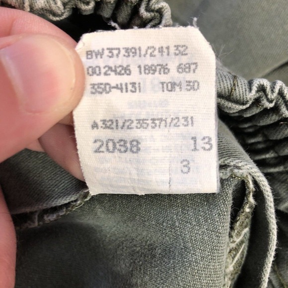 Vintage Lee Mom Jeans Pants 18m Womens USA Made Green? Gray? 80s 90s Bottoms - Picture 5 of 12